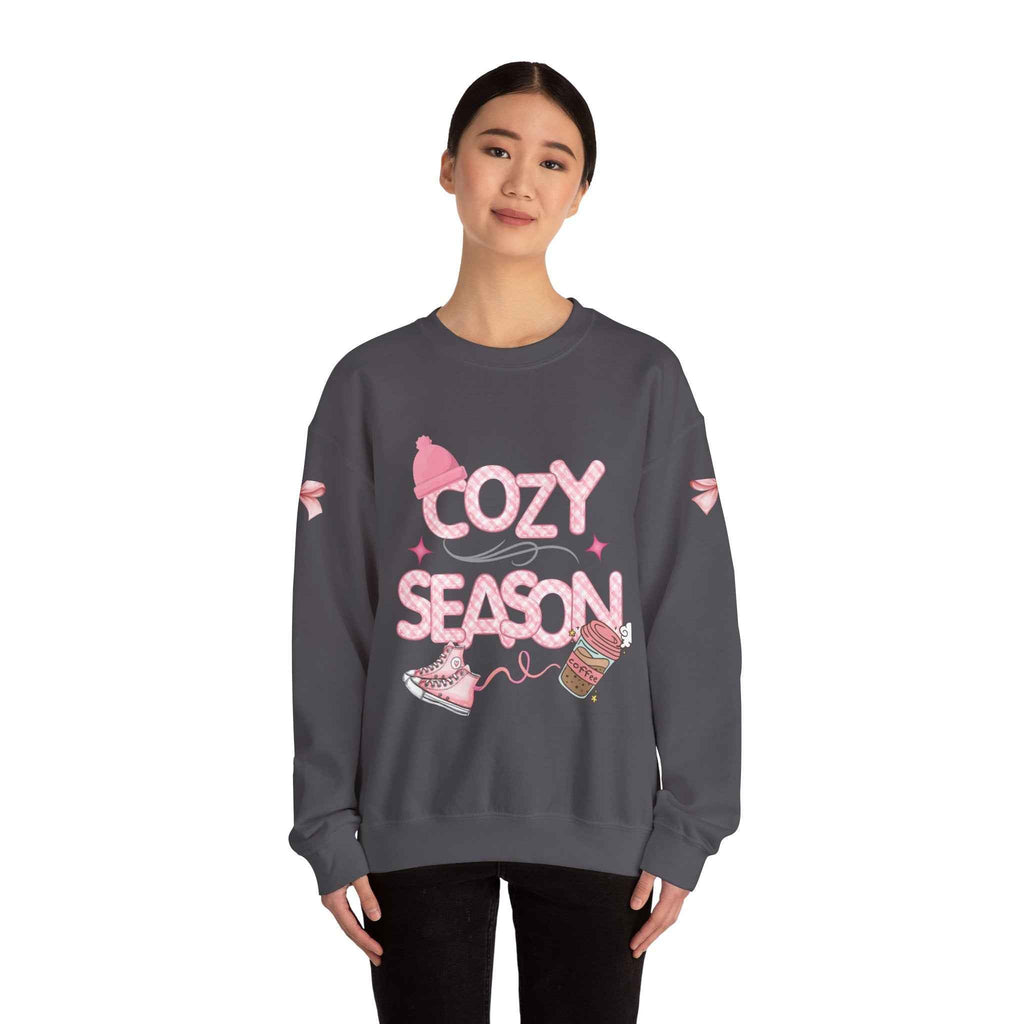 Pink Cozy Adult Sweatshirt - Comfortable Crewneck Women's Top