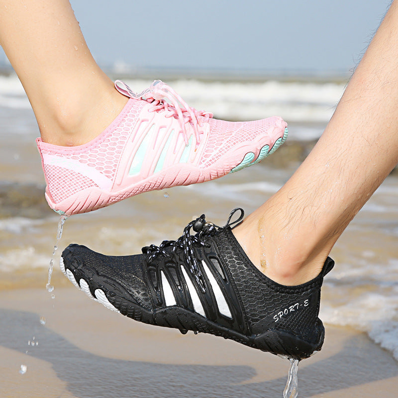 New Five-Finger Shoes Couple Upstream Shoes Diving Snorkeling Shoes Light Wading Outdoor Beach Men And Women Swimming Shoes