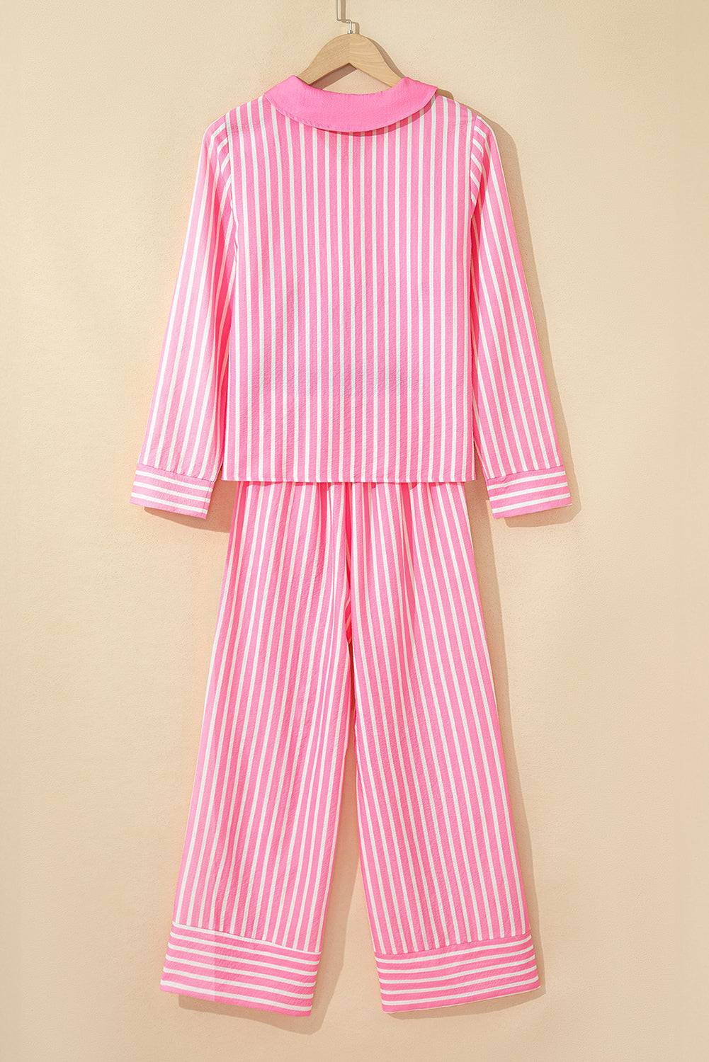 Stripe Bow Top and Pants Pajama Set