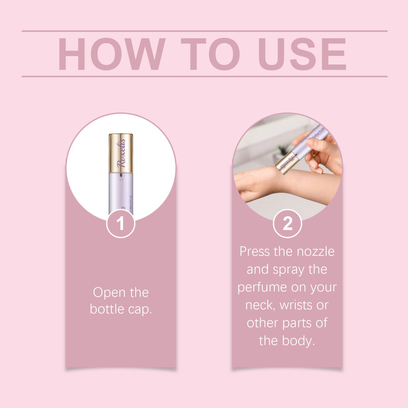 Fresh Perfume Spray, Lasting Fragrance Of Misty Rain Garden Wood Rose Fragrance Portable Perfume