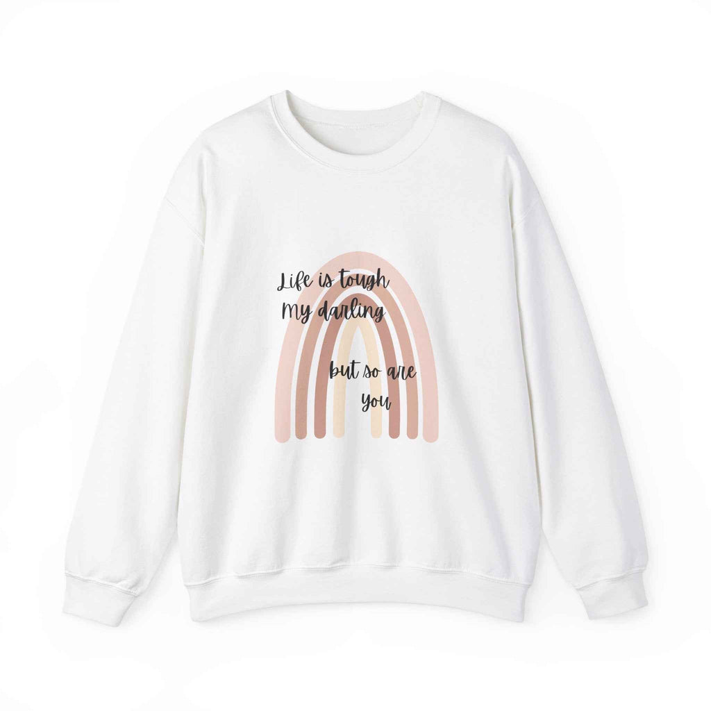 Life is tough: Crewneck Adult Sweatshirt Women's Top