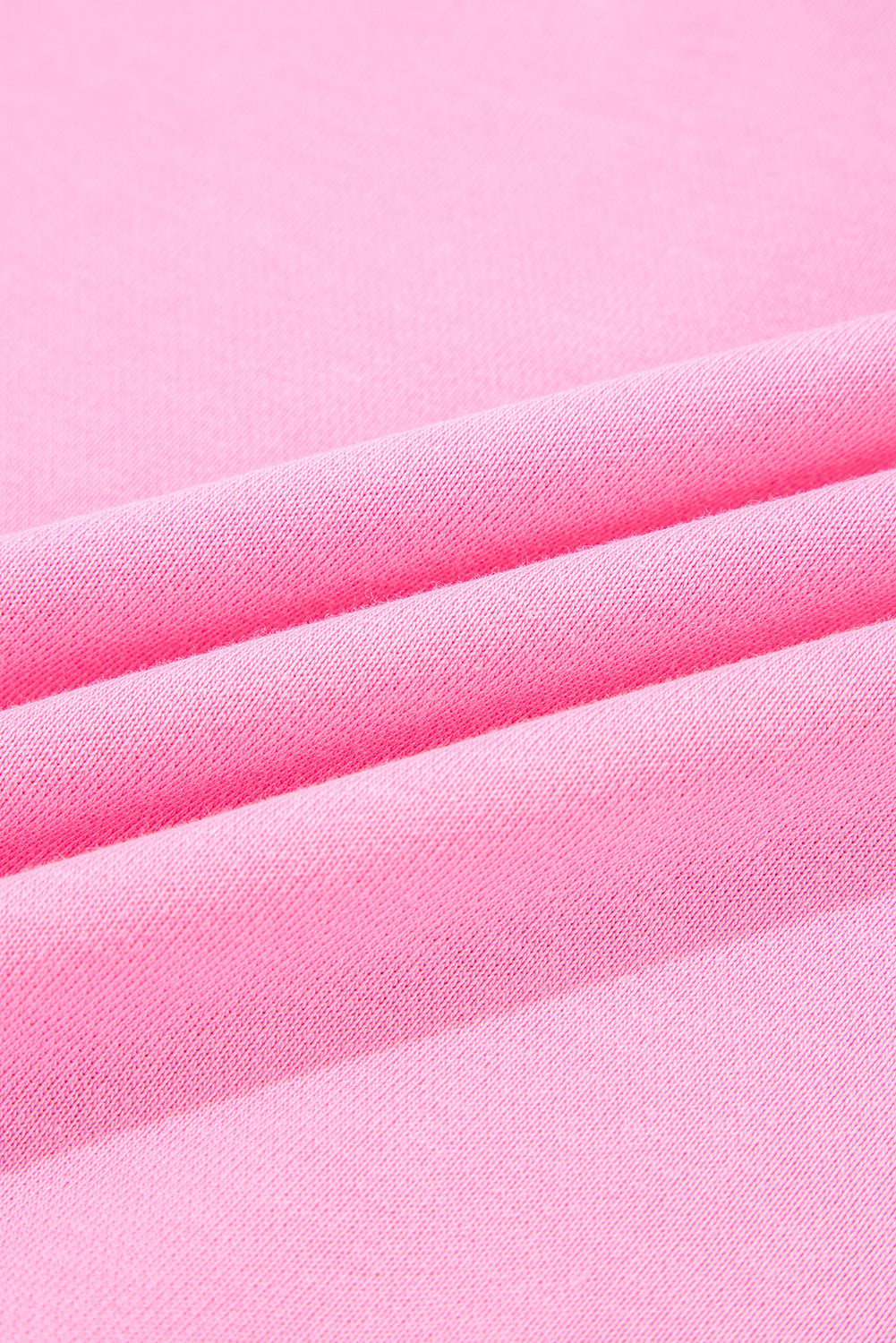 Plus Size Solid Ruffle Tiered Ribbed Crewneck Top