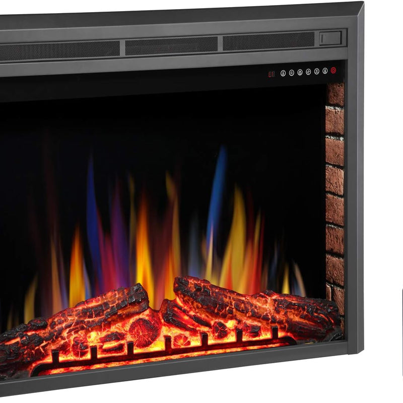 37 Inch Electric Fireplace Insert Adjuatble Flame Colors 939BXB