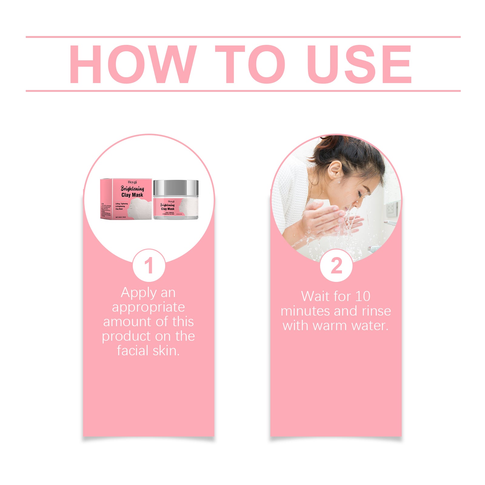 Cleansing Mud Mask Brightens Skin, Hydrates And Cleanses Facial Skin, Moisturizes, Soothes And Refreshes