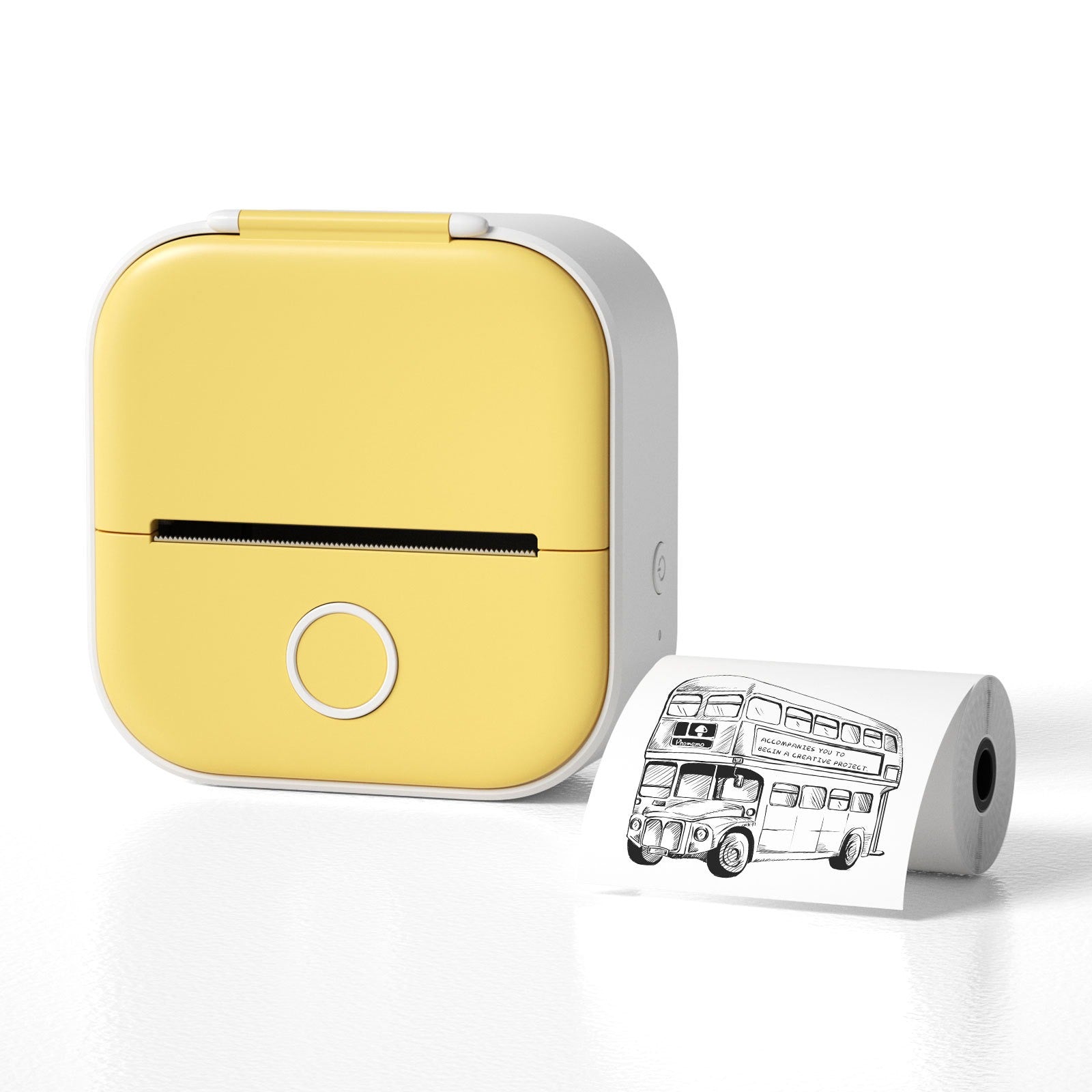 Phomemo Portable Mini Thermal Printer T02 Mini Pocket Label Printer DIY Self-adhesive Sticker Label Machine Various Label Paper