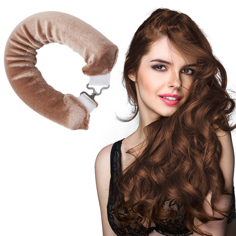 Sleeping lazy heatless hair curler simple big wave bold curling iron