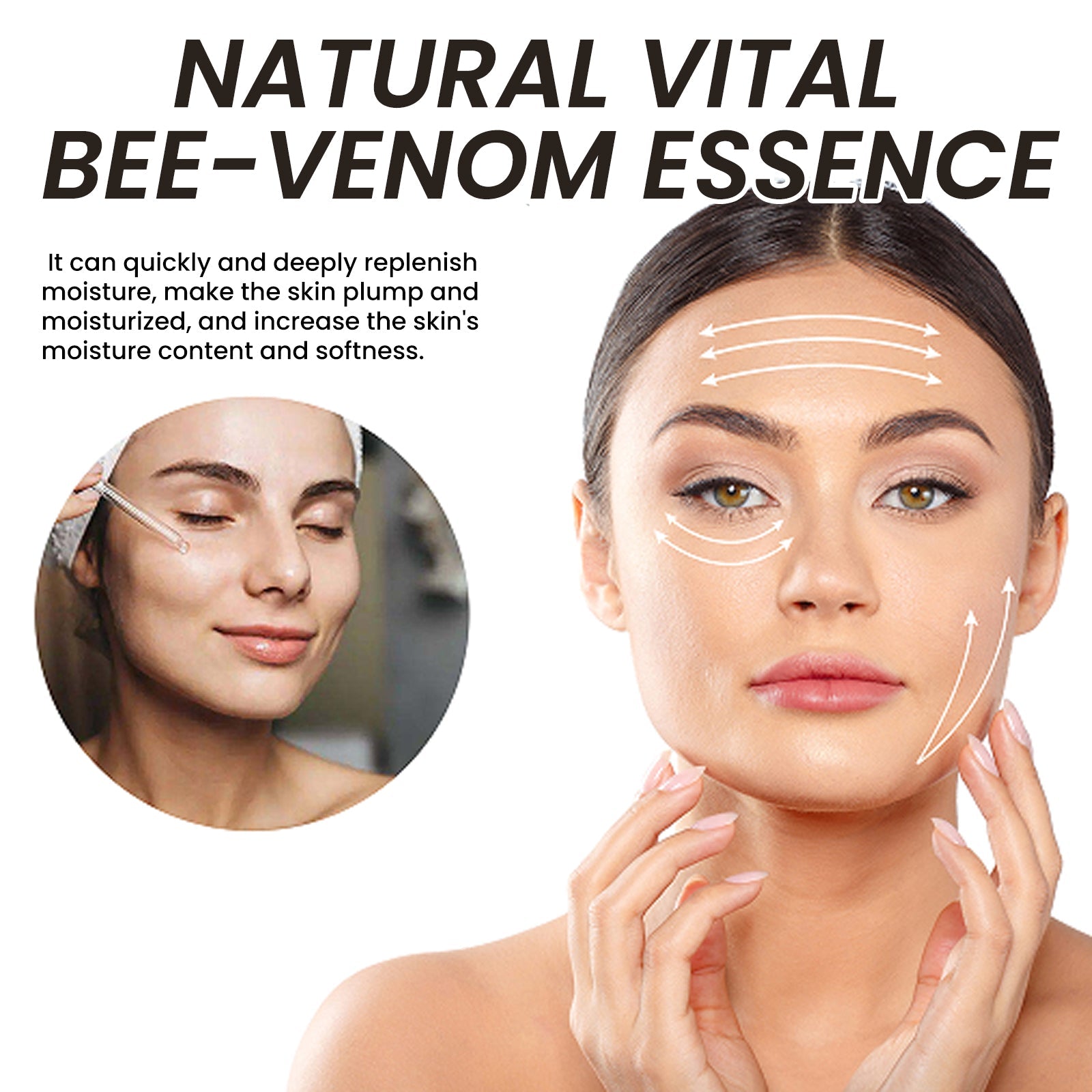 Facial Essence Moisturizes, Tightens, Softens, And Lightens Fine Lines
