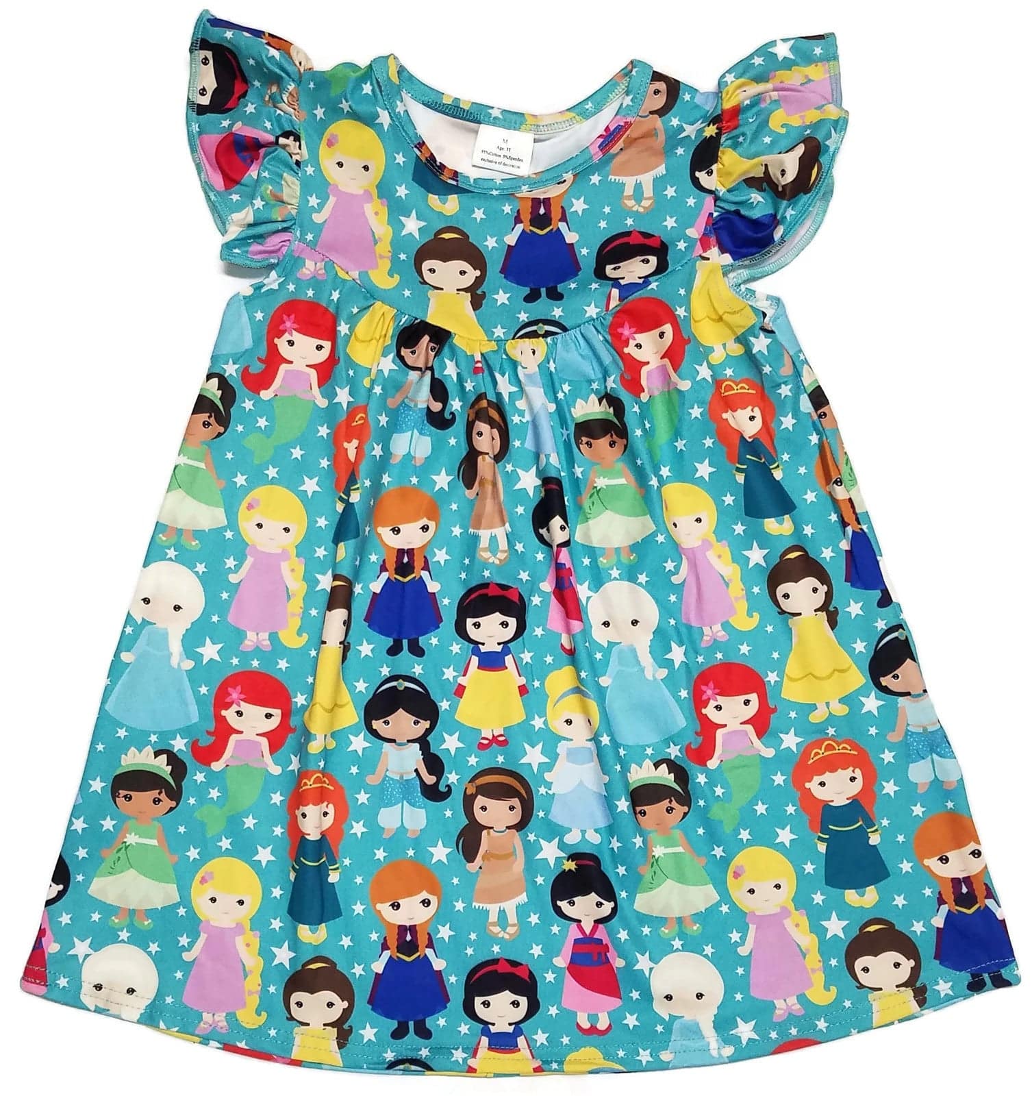 Princess Milk Silk Flutter Dress
