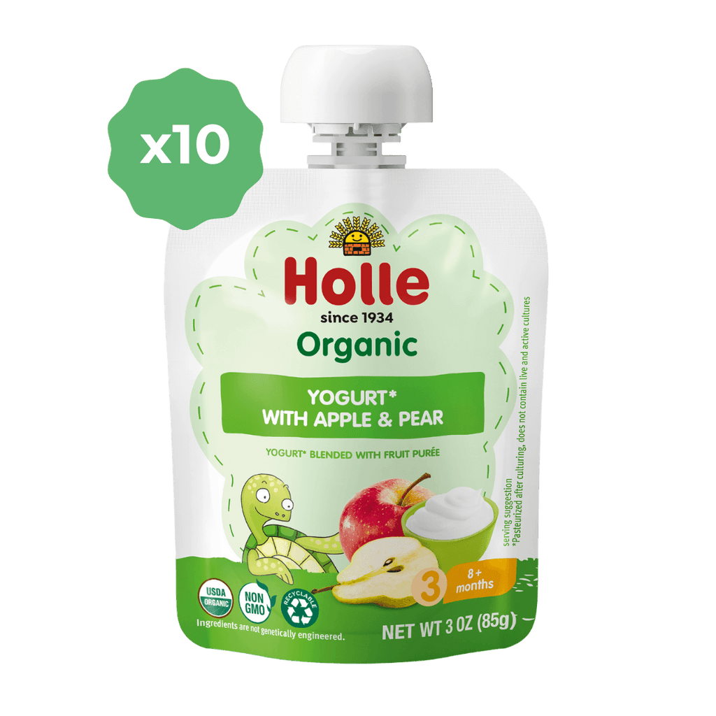 Holle Organic Yogurt Pouches - Apple & Pear
