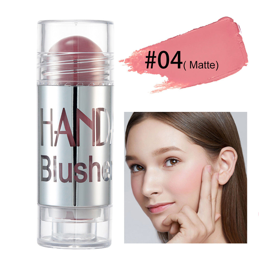 HANDAIYAN Chubby Crayon Blush Stick Moisturizing And Smooth Rouge Pen Blush Strip Cream Blush Stick Rouge