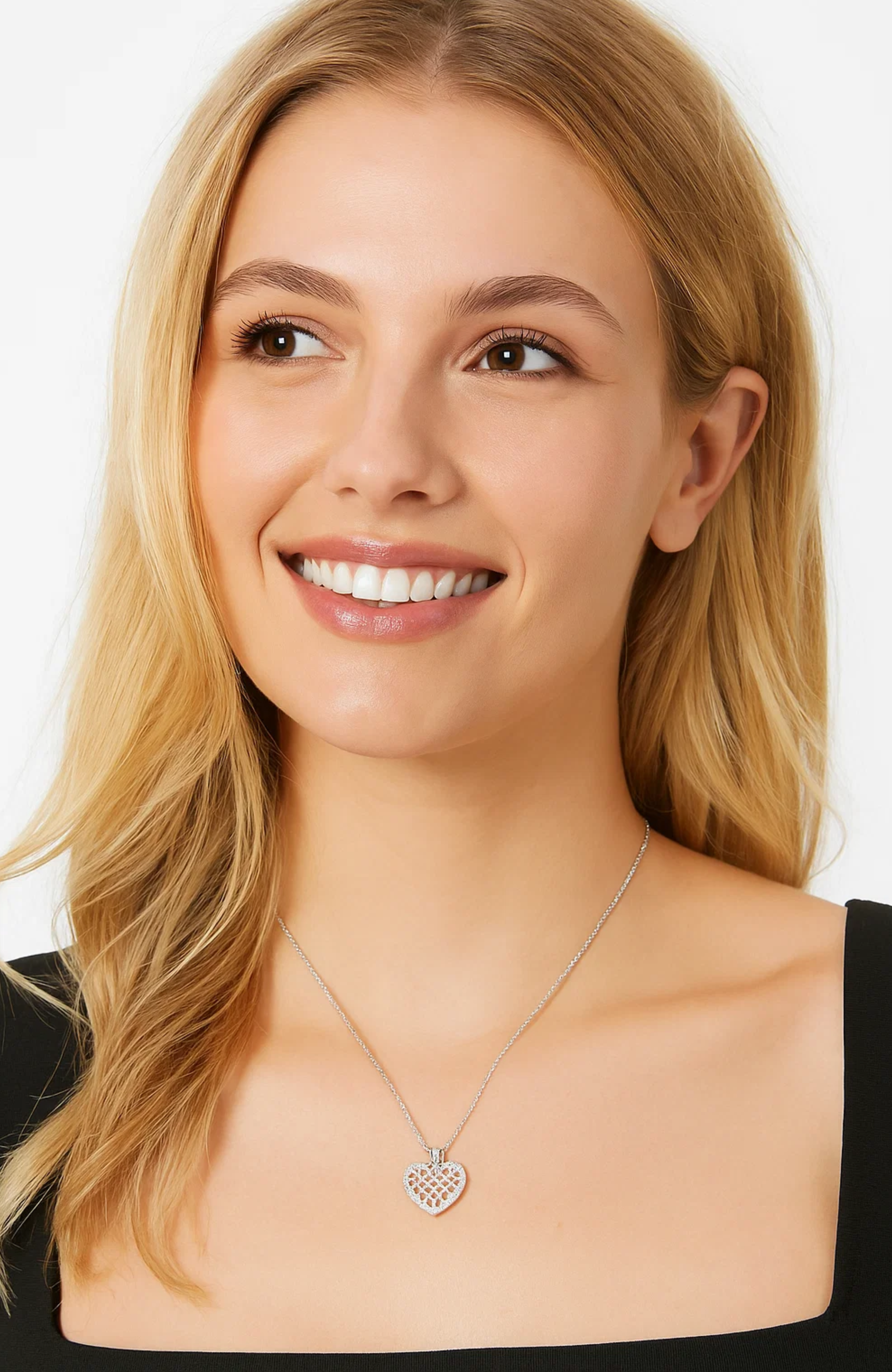 Crystal Heart Necklace