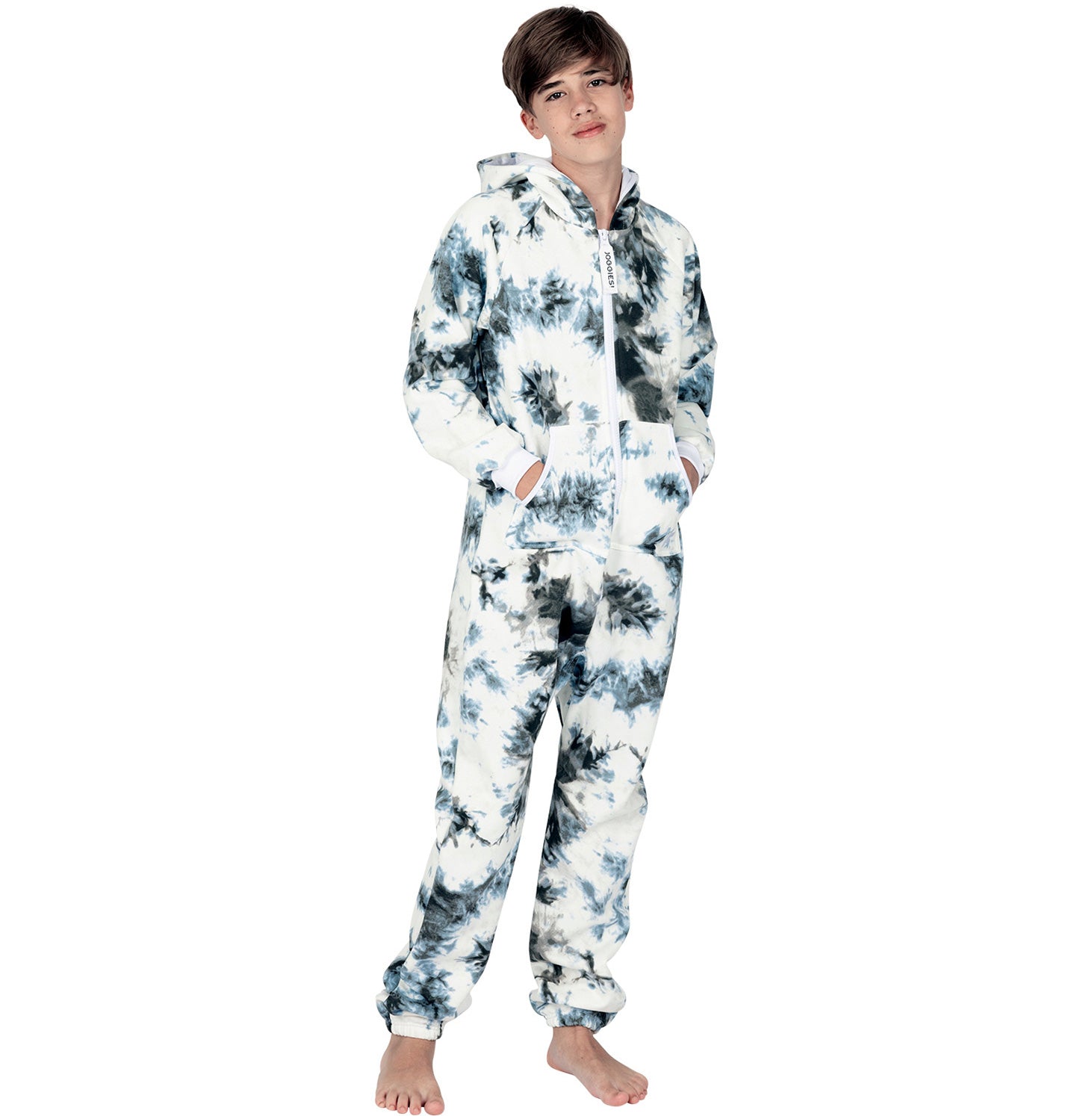 Family Matching Tie Dye Black Hoodie Onepiece Onesie