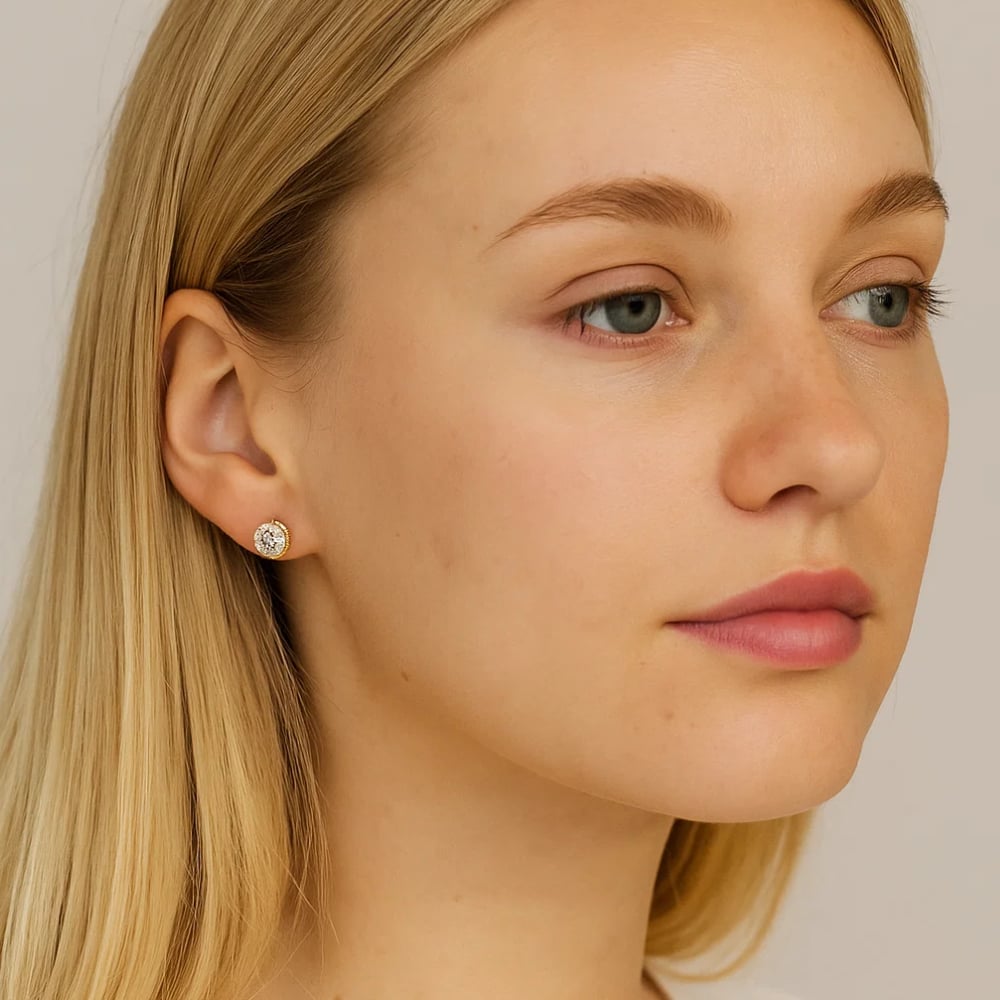 Emma Timeless Sparkle Crystal Stud Earrings