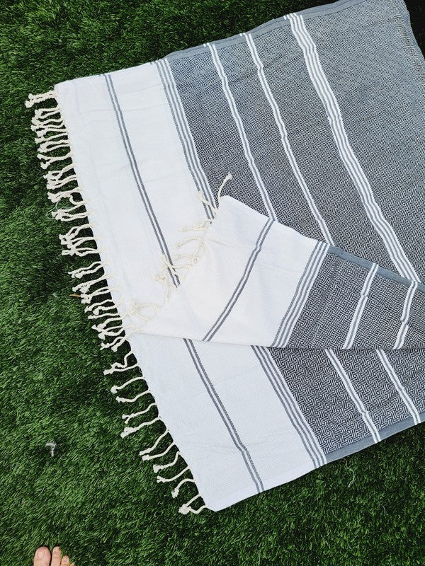 Bath / Beach Turkish Towels-Easy Carry Quick Dry T