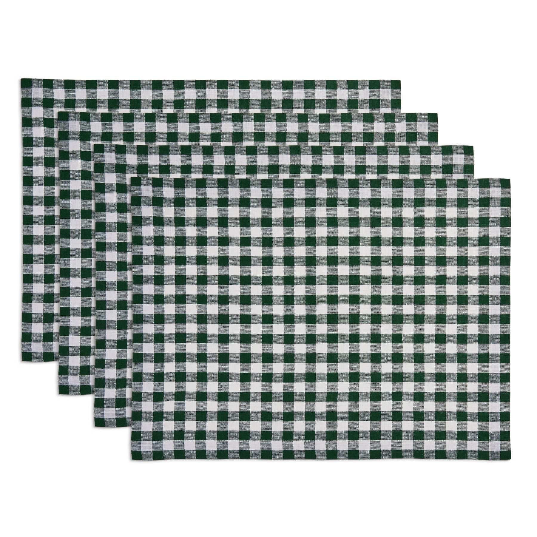 Gingham Placemats, Set of 4