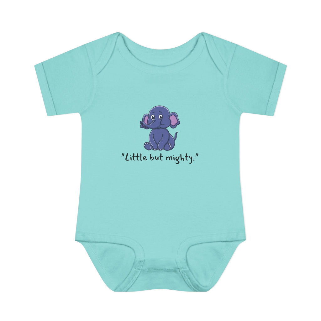 Baby Bodysuit - Little But Mighty Elephant