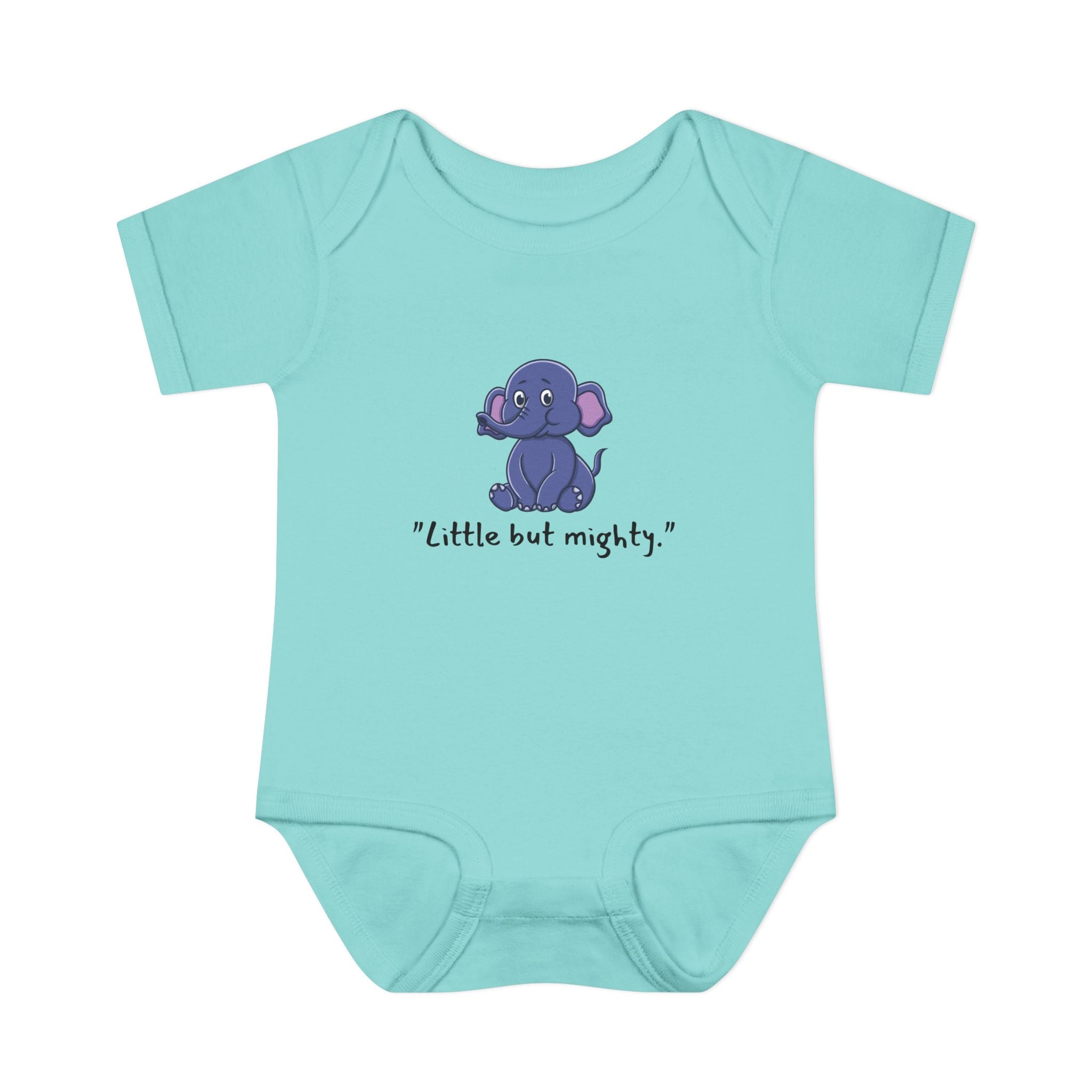 Baby Bodysuit - Little But Mighty Elephant