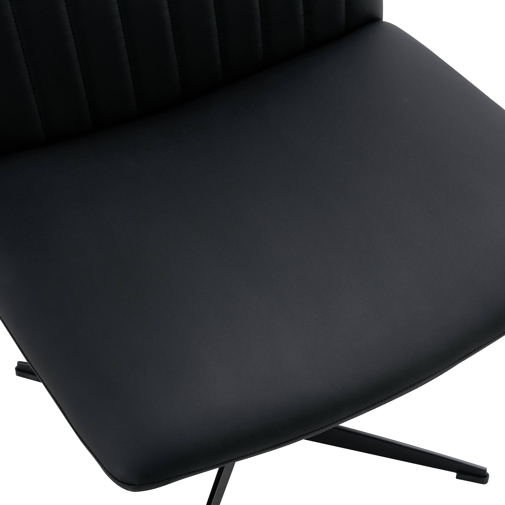 Black High Grade Pu Material. Home Computer Chair Office Chair Adjustable 360 ° Swivel Cushion Chair