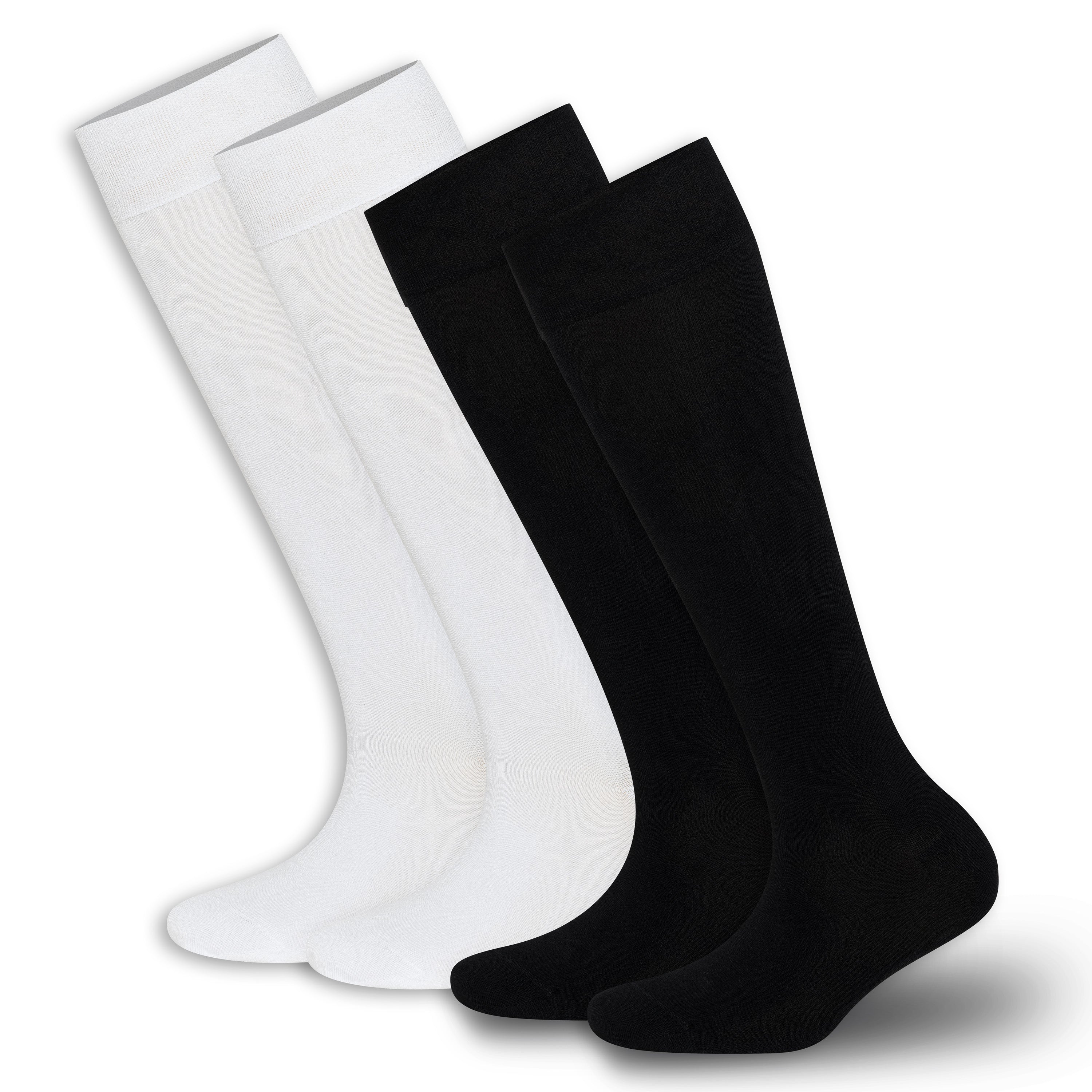 Women’s Bamboo Knee-High Socks 4-Pack