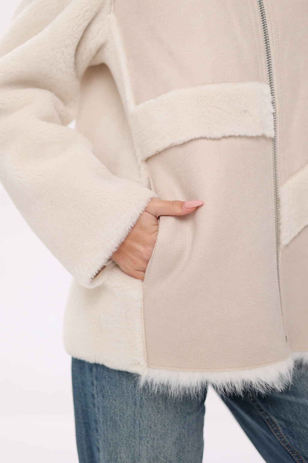 Pre-Order. Re-Stock Ships October 15. ⇆ Reversible Hooded Wool Blend Jacket