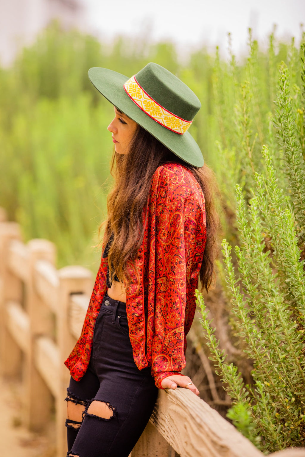 Hunter Green Spanish Hat