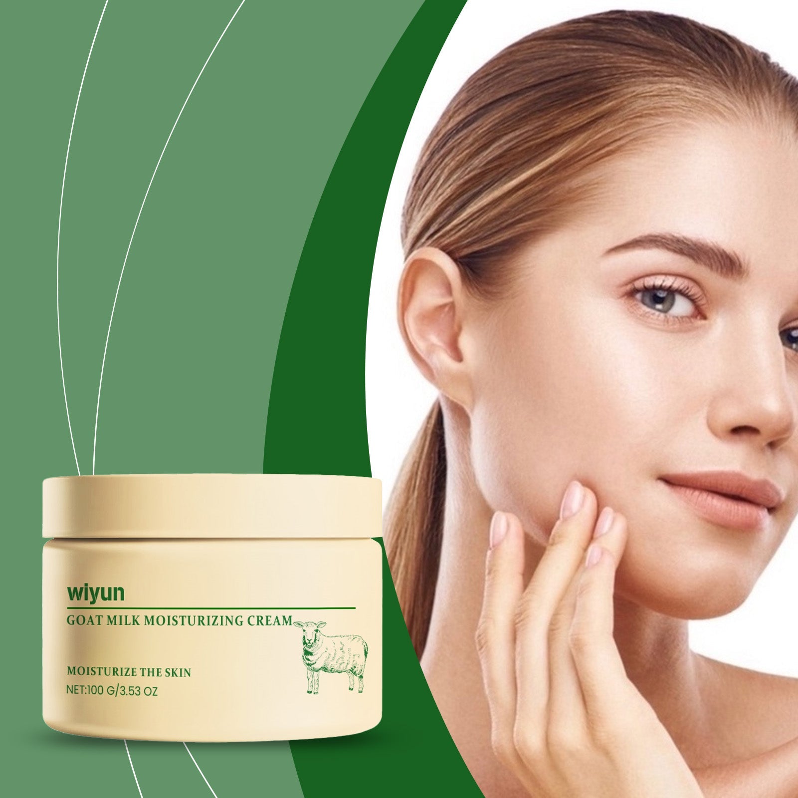 Sheep Moisturizer, Moisturizing High Moisture Goat Milk Soft, Smooth And Elastic Gloss Repair Cream