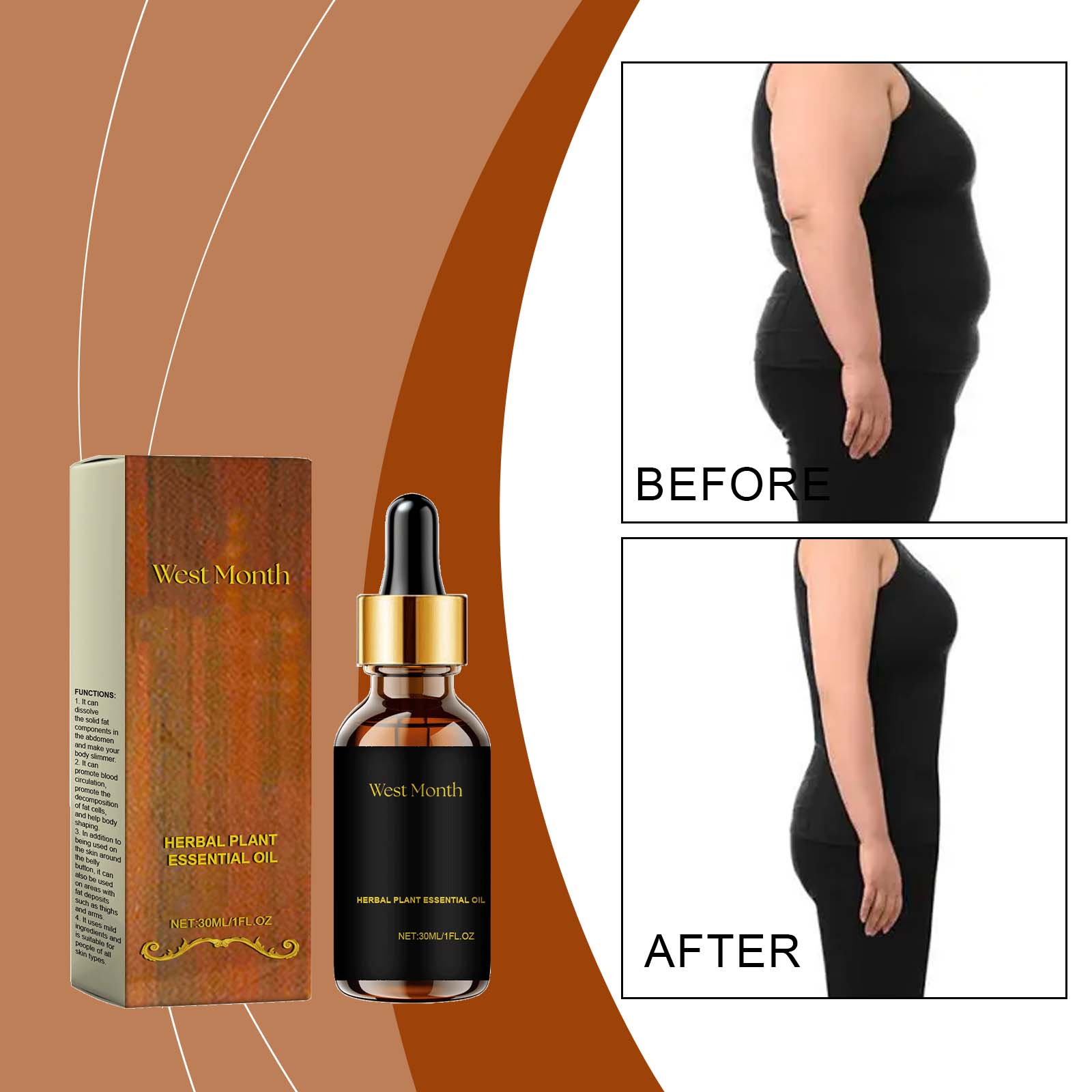 Body Care Massage Essence, Moisturizing Gentle And Firming Body Care Massage Essential Oil