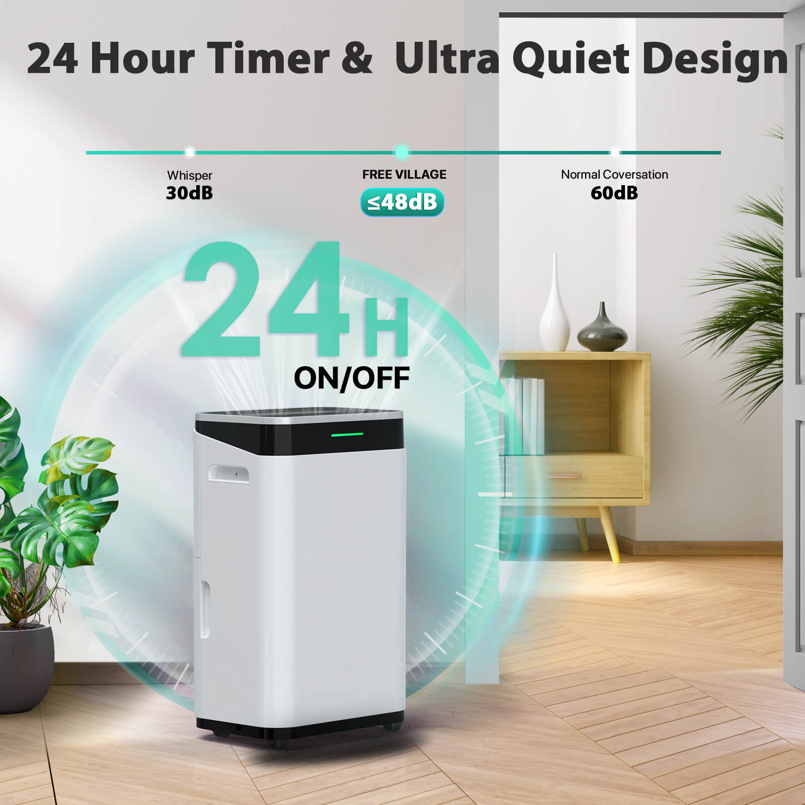 45 Pints Dehumidifier D4220B