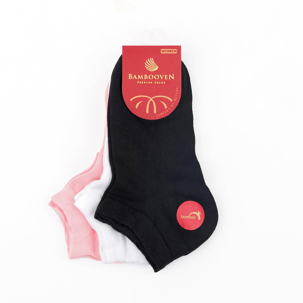 Women’s Bamboo Ankle Socks 3-Pack - 451