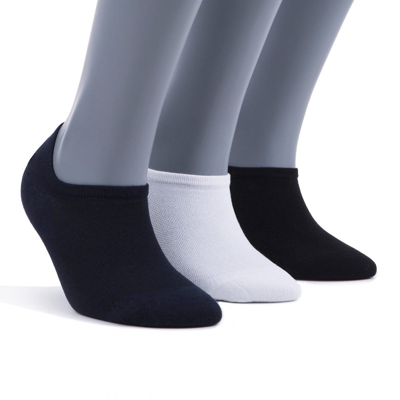 Men’s Bamboo No Show Socks 3-Pack - 444