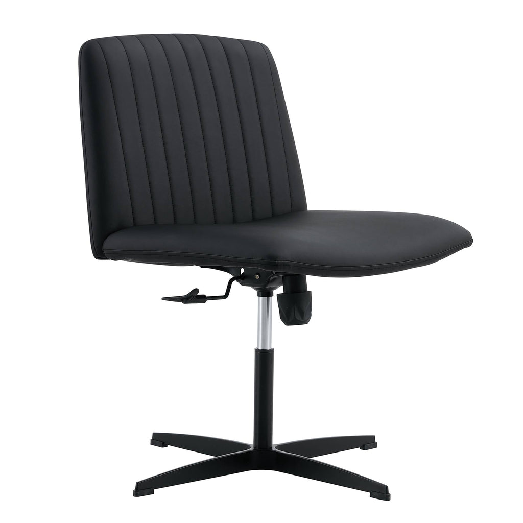 Black High Grade Pu Material. Home Computer Chair Office Chair Adjustable 360 ° Swivel Cushion Chair
