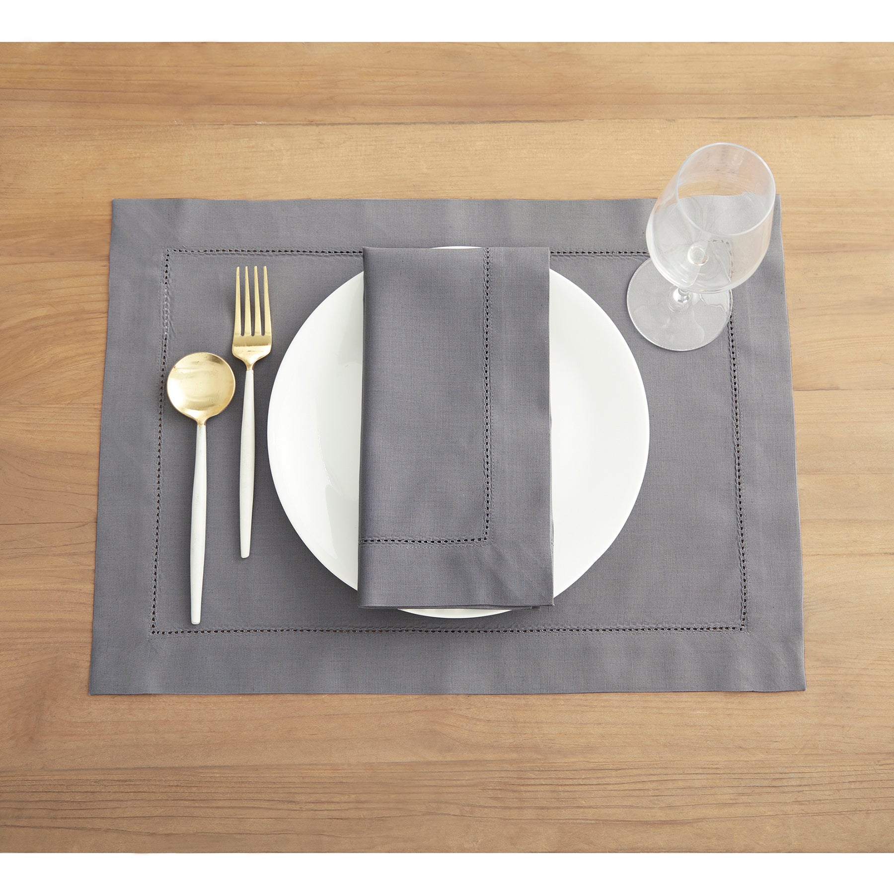 Cotton Linen Hemstitch Napkins
