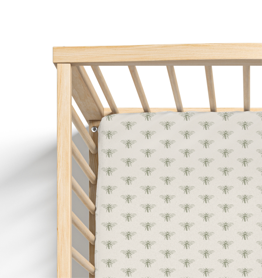 Buzzy Bees Organic Bamboo Blend Crib Sheet