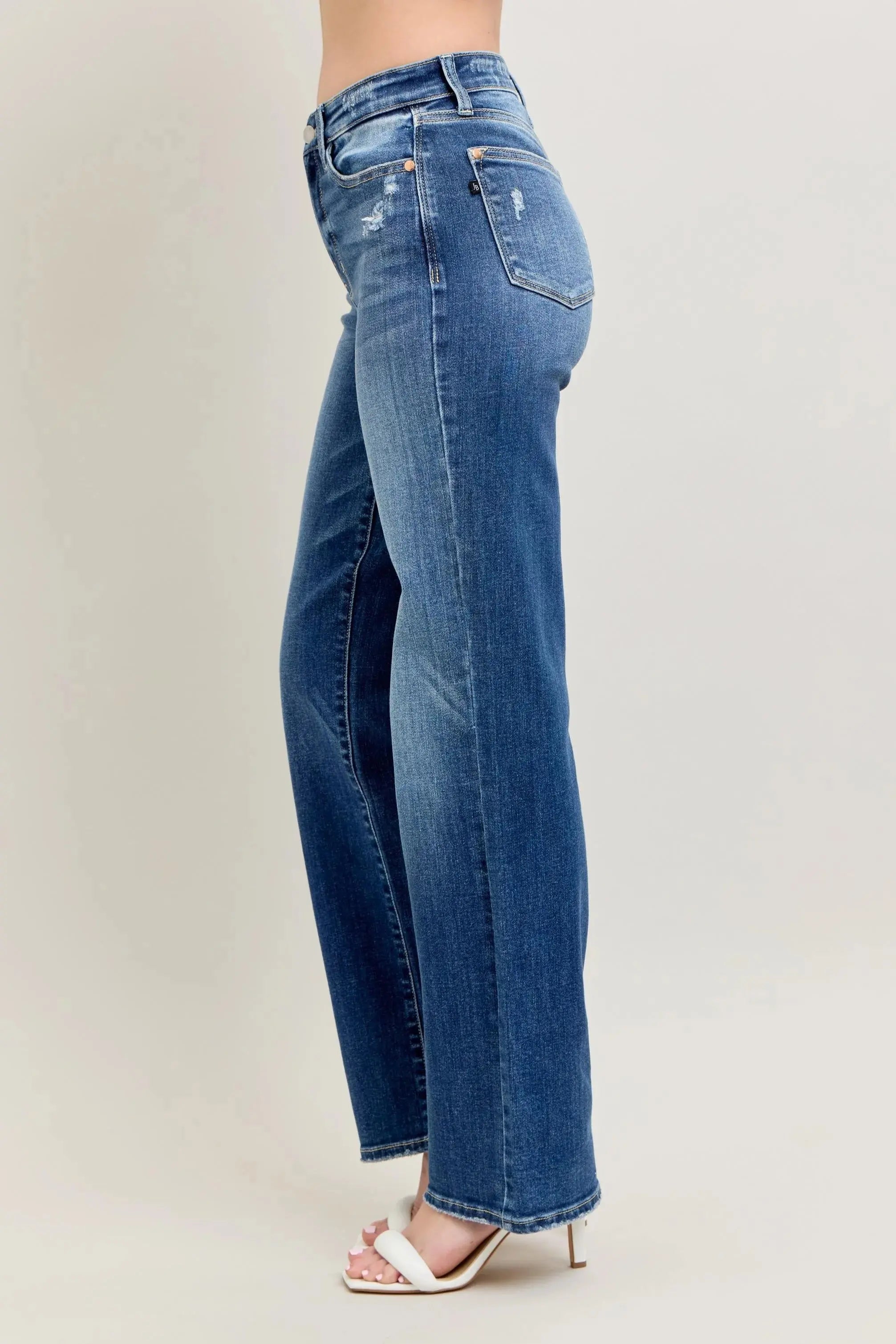 Judy Blue Jeans - Full Size/Plus Size High Waist 90's Straight Leg