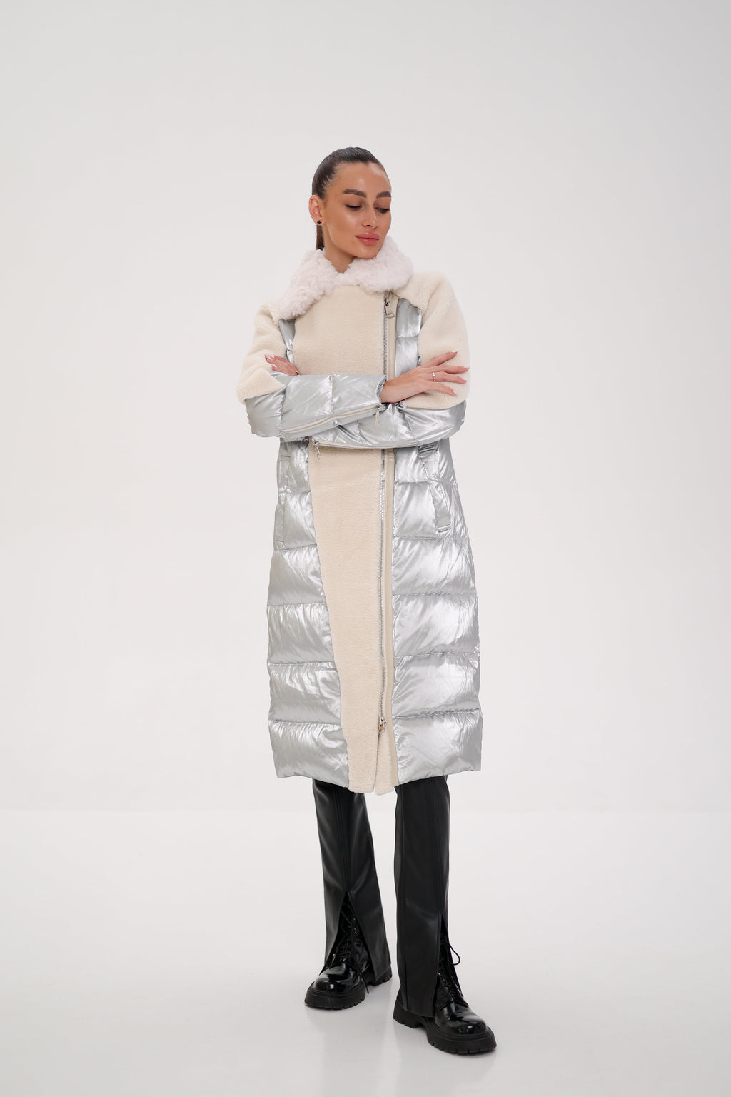 Kalgan Trim Down Long-line Coat