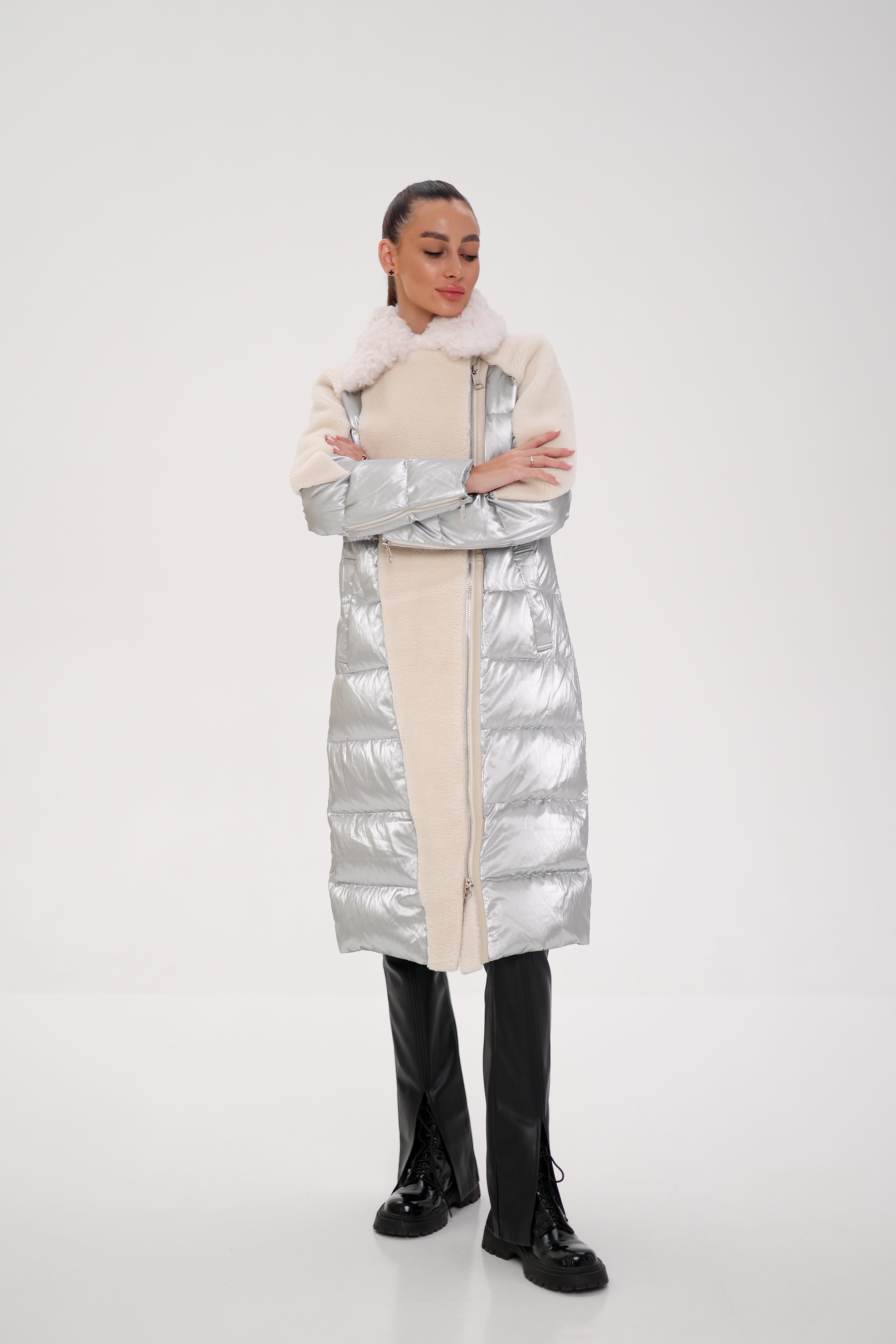 Kalgan Trim Down Long-line Coat