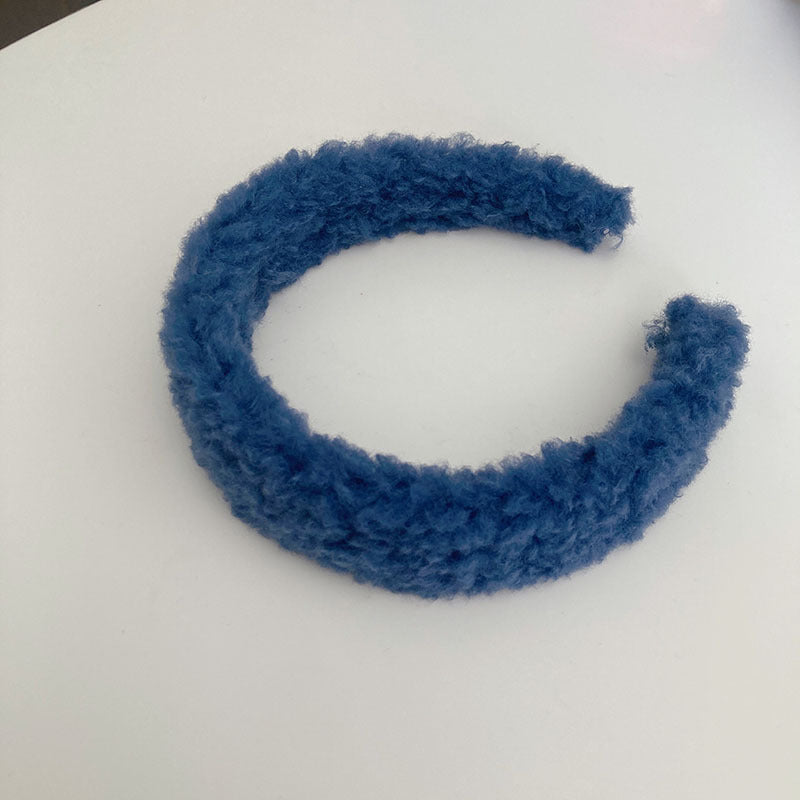 Plush headband hair clip