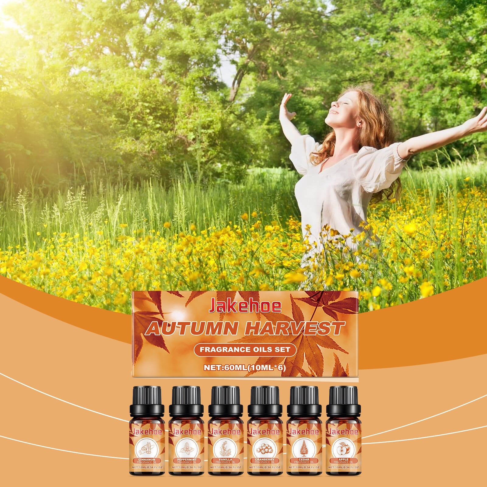 Autumn Aromatherapy Essential Oil, Long-Lasting Warm Fragrance Soft Fragrance Indoor Warm Atmosphere Aromatherapy Essential Oil
