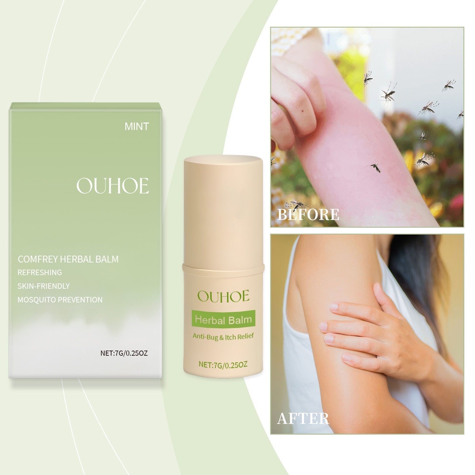 Comfrey Refreshing Balm, Comfrey Essence Herbal Formula Gentle Guardian Soothing Refreshing Balm