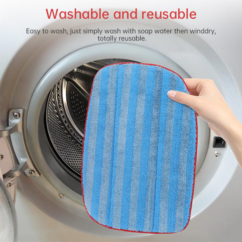 GreeSuit Microfiber Steam Mop Pads, compatible with McCulloch MC1375/MC1385, replace A1375 - 100/101.