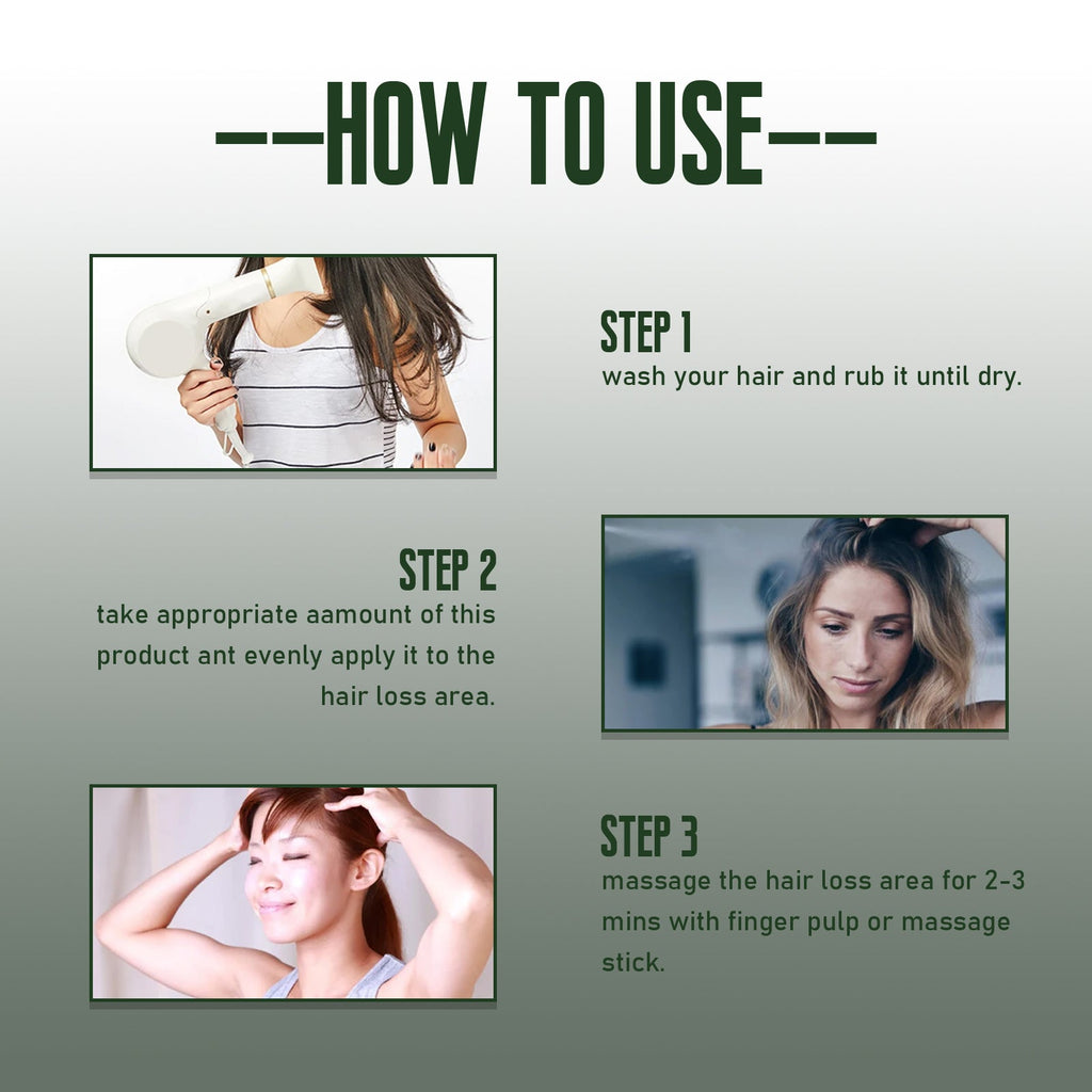 Ginger Dense Hair Spray Nourishes Hair Follicles, Prevents Hair Loss And Breaks, Moisturizes And Thickens Hair Spray