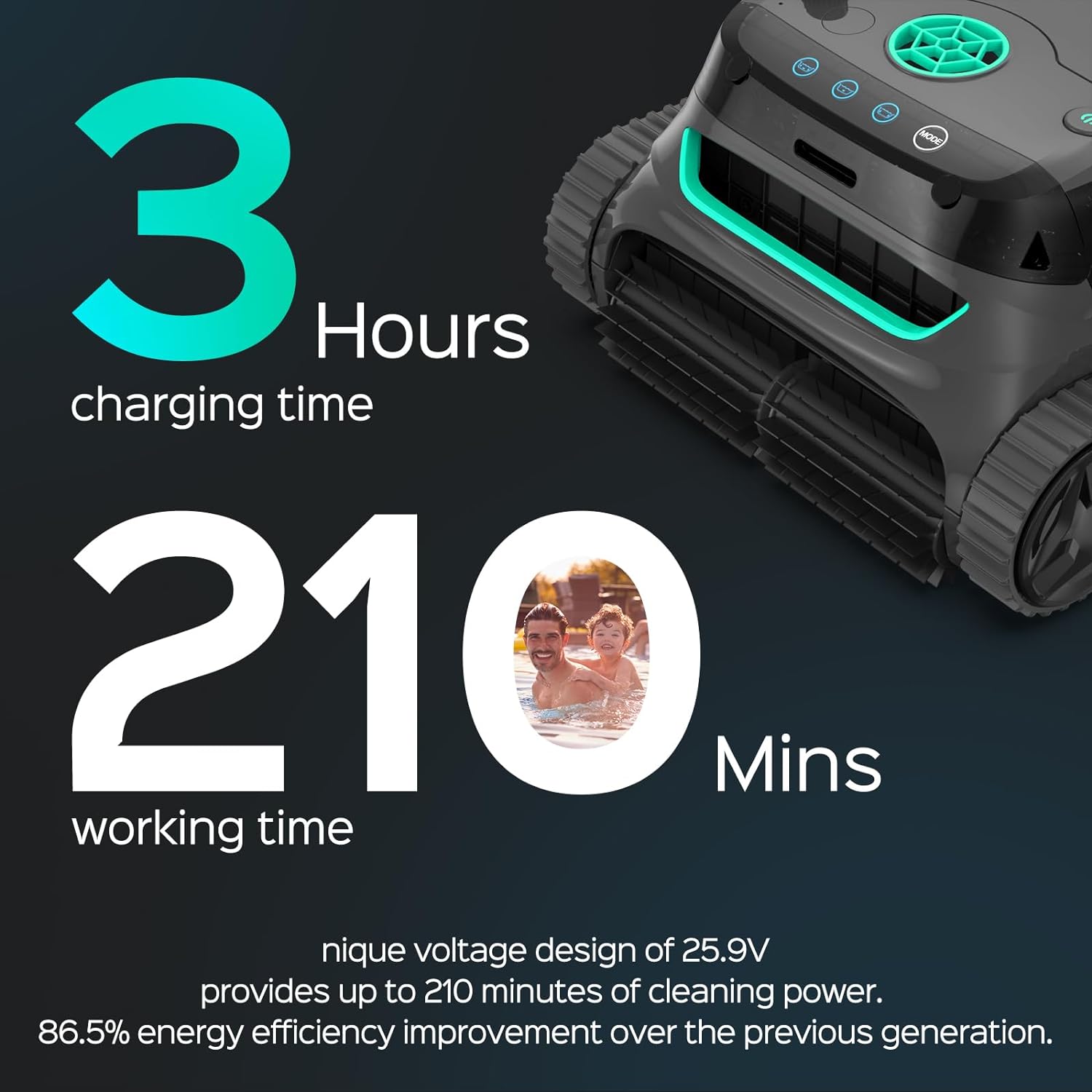 WYBOT S2 High-end Cordless Robotic Pool Cleaner