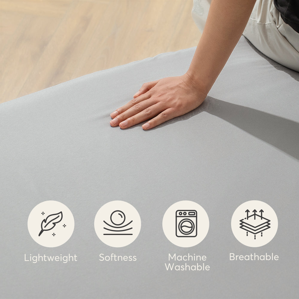 Kasentex All Season Deep Pocket Fitted Sheet Set with Pillowcases, Room Decor, Graduation Gifts