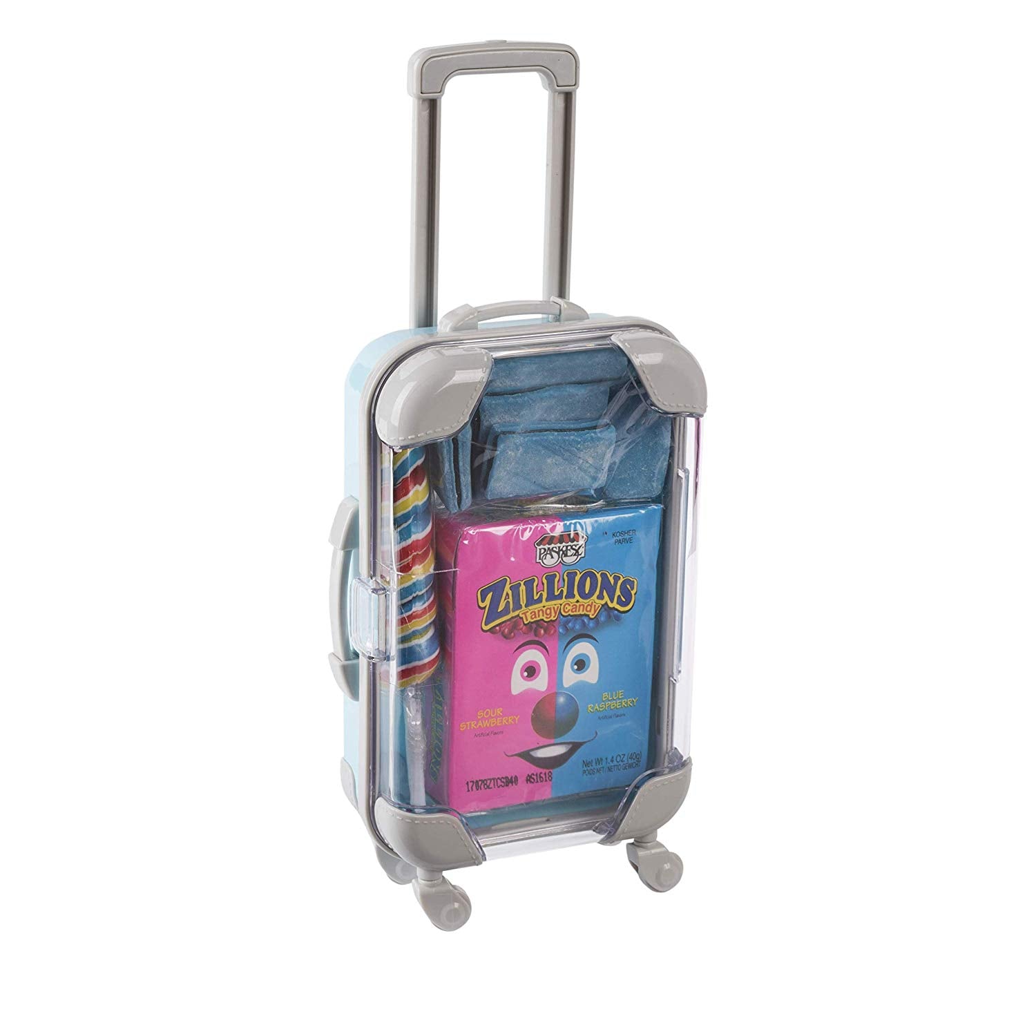 Mini Suitcase 5.5"X3.5"X1.5" Blue Candy Box
