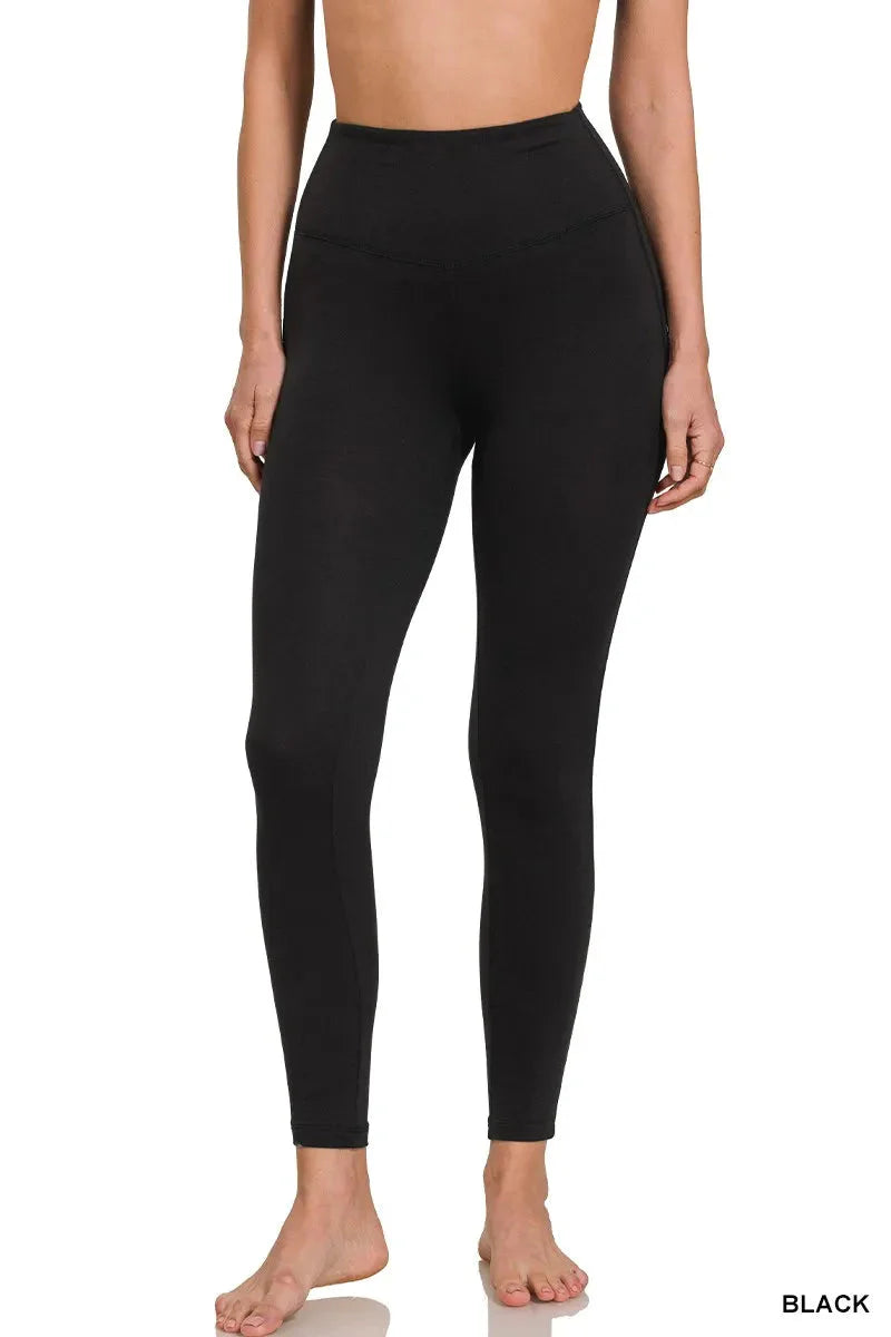 Zenana Full Length Brushed Microfiber Leggings