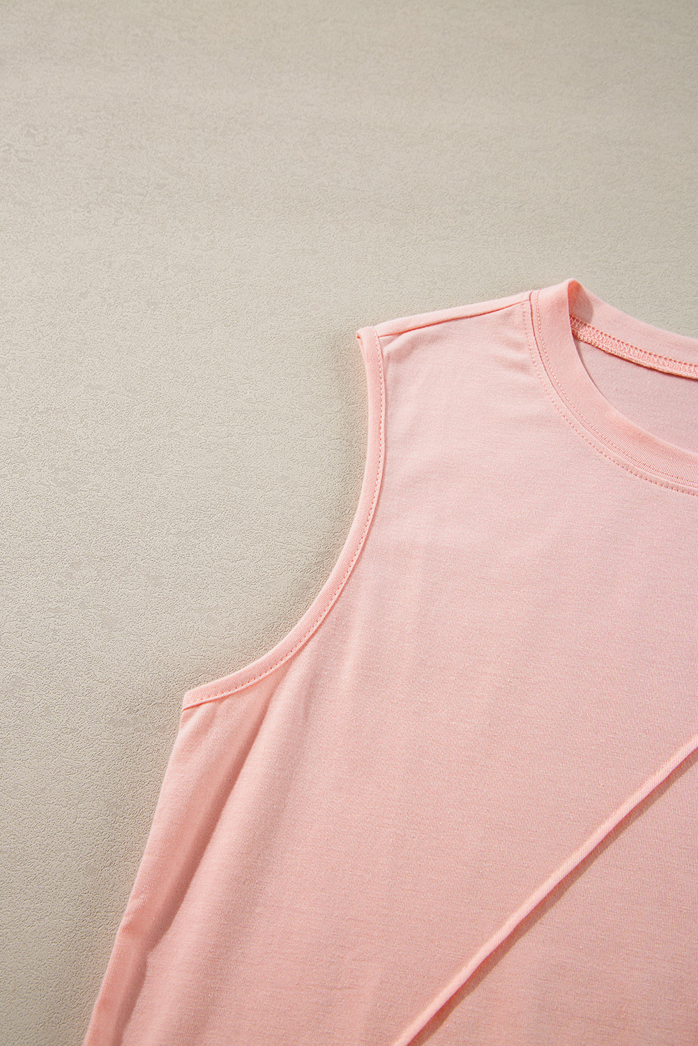 White Pleated Women's Top - Solid Color Crew Neck Design