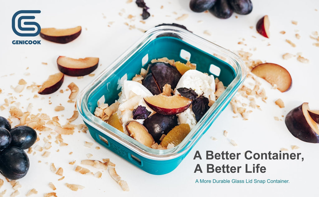 Multicolor Glass Storage Set