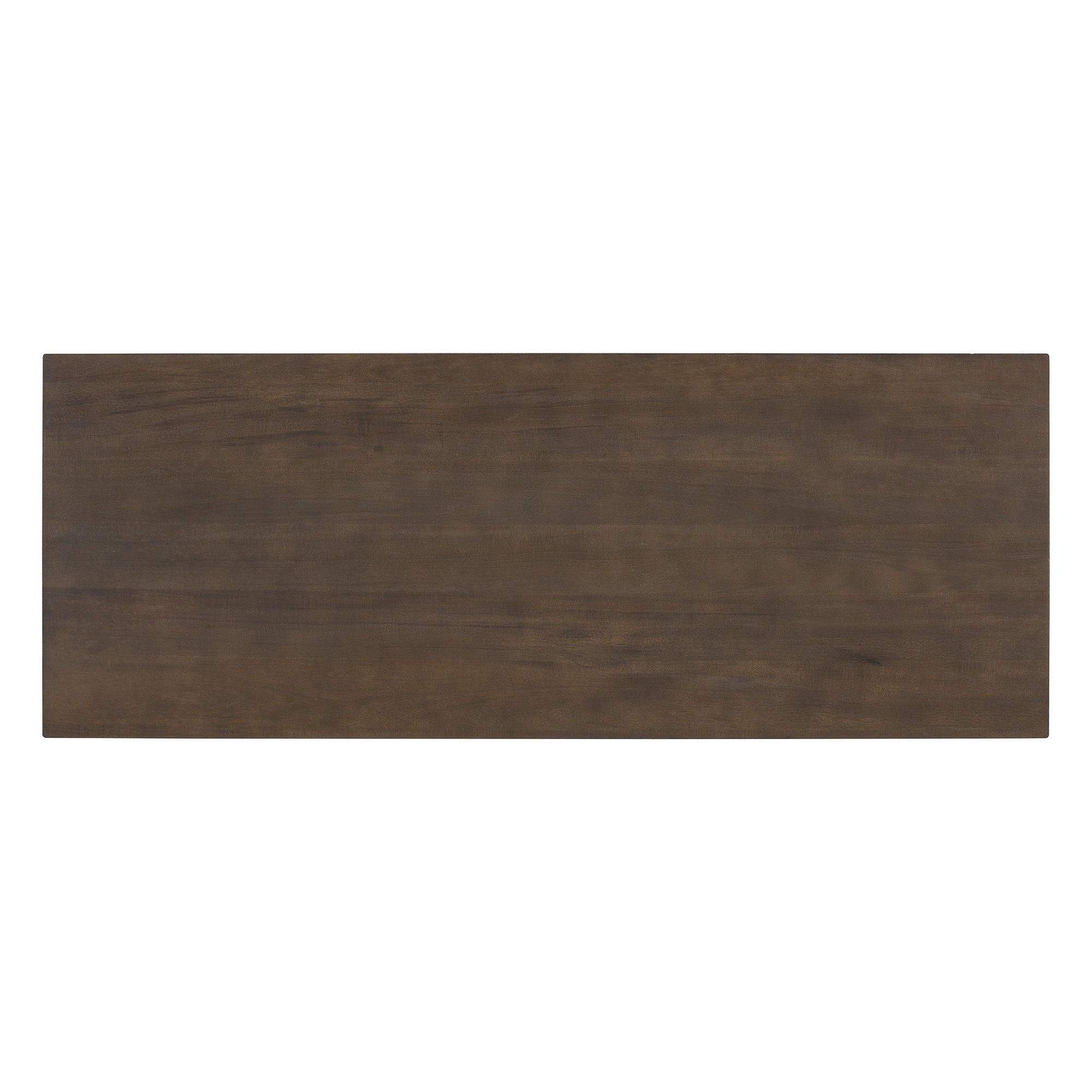 48-Inch Rustic Vintage Console Table --- Farmhouse Style Entryway Table with Open Shelf and Sturdy Construction (Walnut)