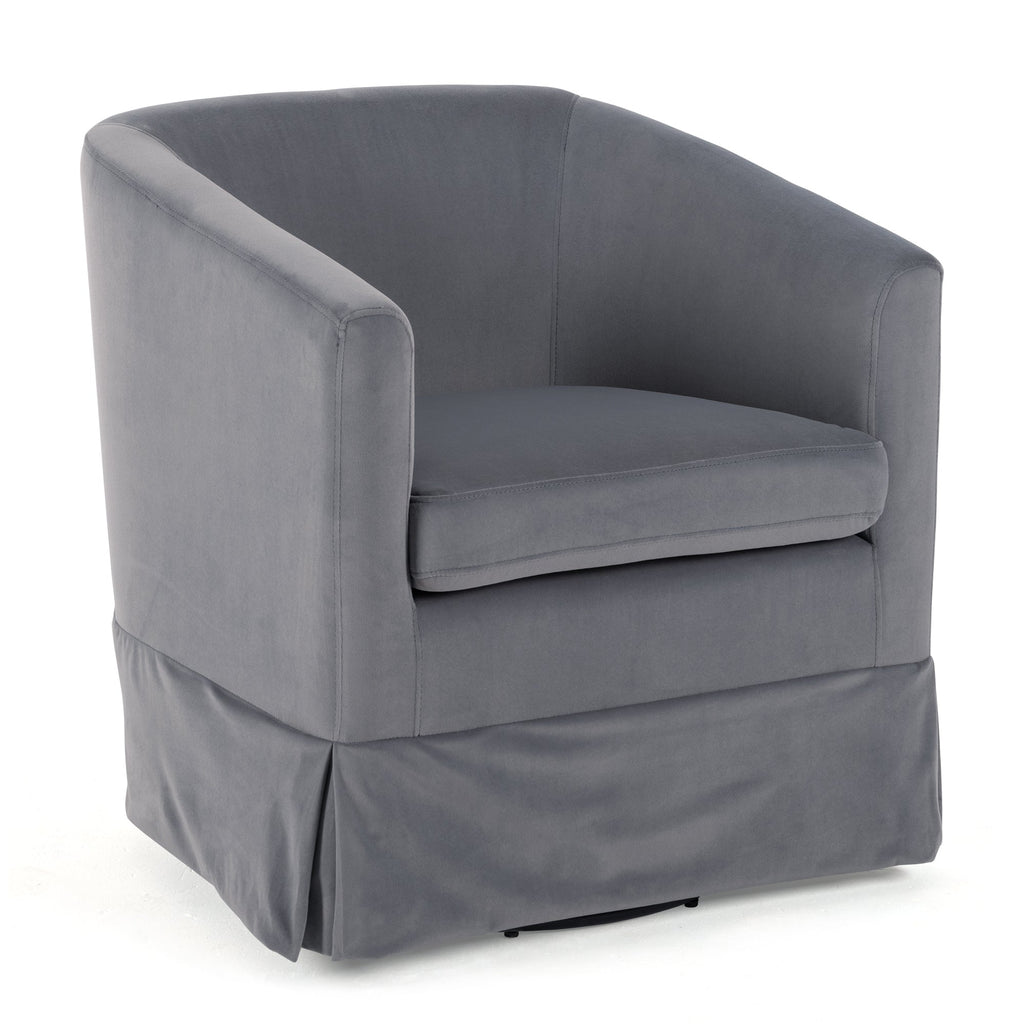 27.36" Wide Swivel Chair Gray