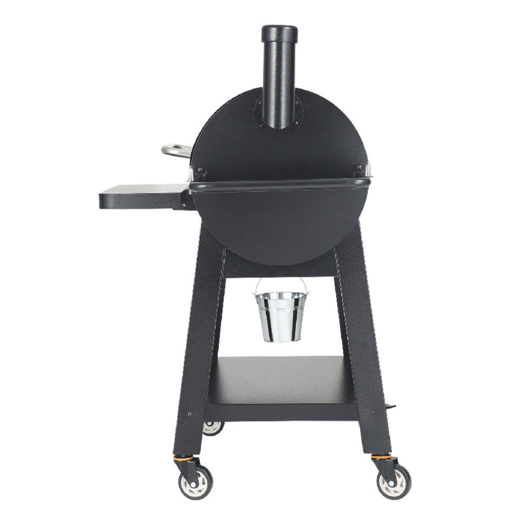 53" Heavy Duty Portable Wood Pellet BBQ Grill With Cart (SAK93641)